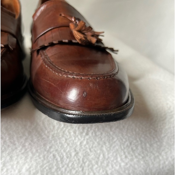 Bostonian Men’s Size 11 1/2M Brown Leather Tassel Shoes - Picture 5 of 16